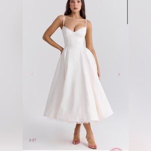 House of CB Ivory Midi Dress
